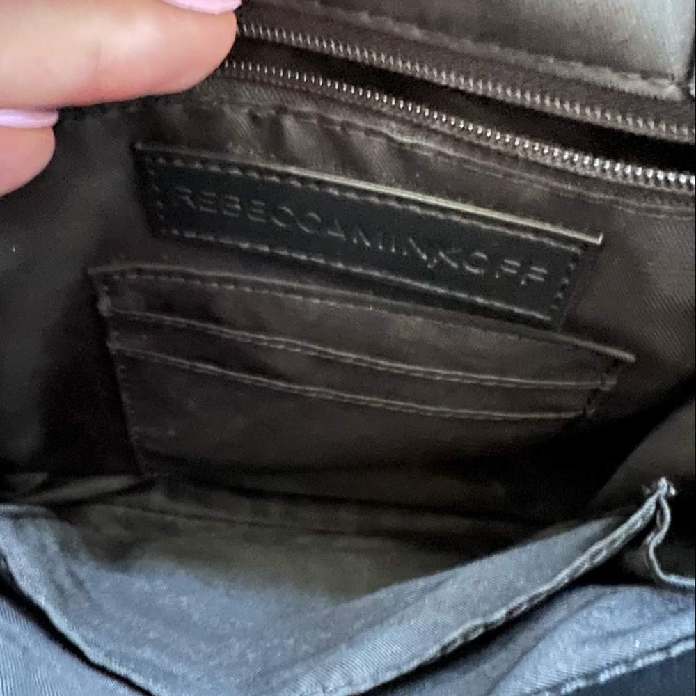 Rebecca minkoff midnighter cross body top handle bag with grommet detail - Picture 6 of 10